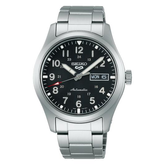 Seiko SRPG27 5 Sports Field Military Sports Negro